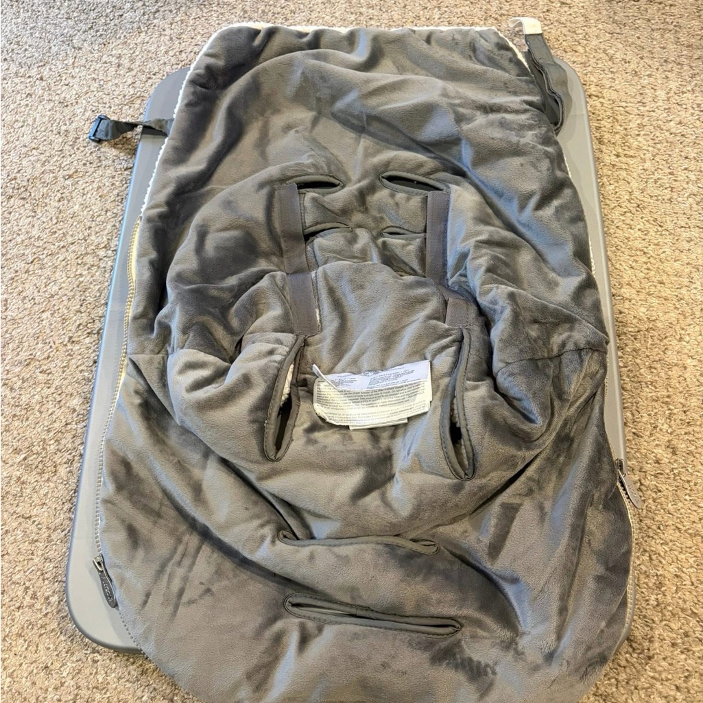 Gray Winter Car Seat Cover